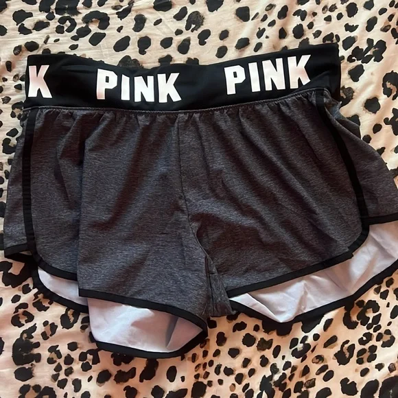 Pink brand workout shorts large - Picture 2 of 12